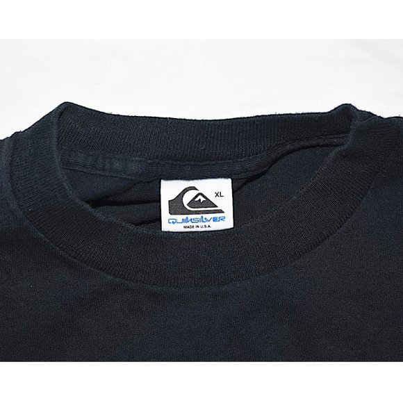 Quiksilver Vintage 90s Logo Design T-Shirt (Front & Back) - Picture 5 of 9